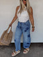 The Born to Shine Barrel Jeans