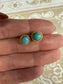 The Golden Turquoise Studs