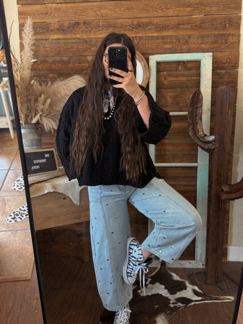 The Adeline Barrel Jeans