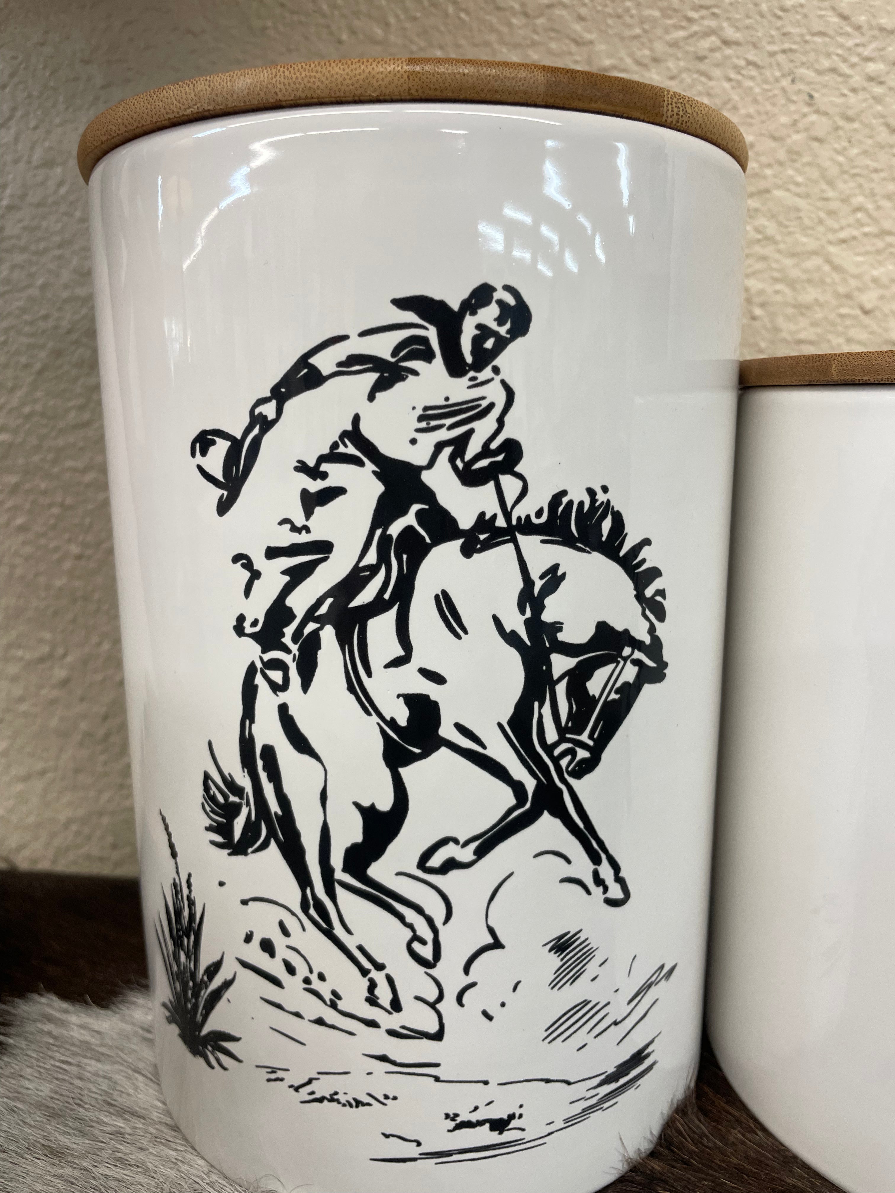 The Cowboy Way 3 Piece Canister Set