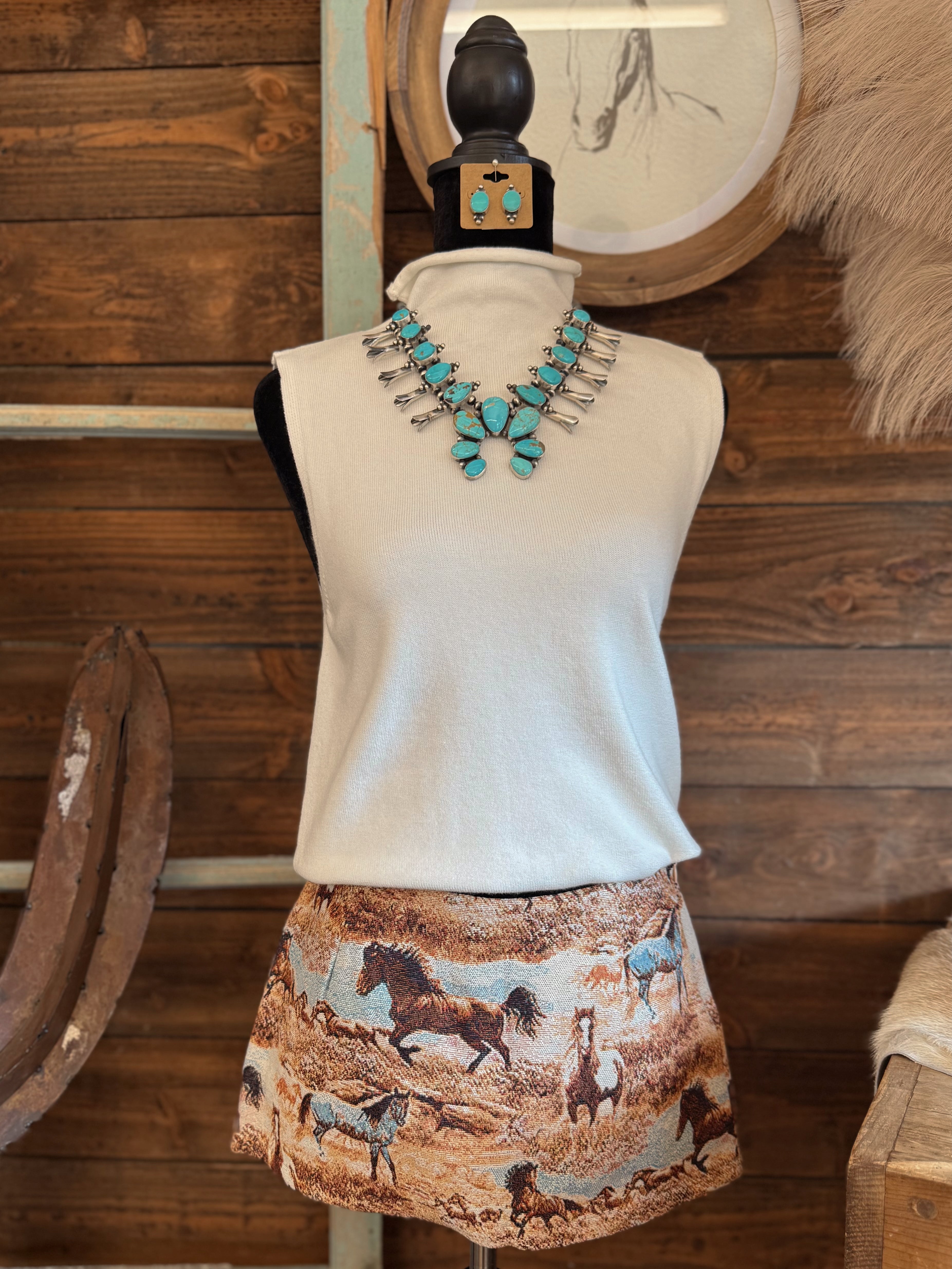 The Vintage Cowgirl Mini Skirt