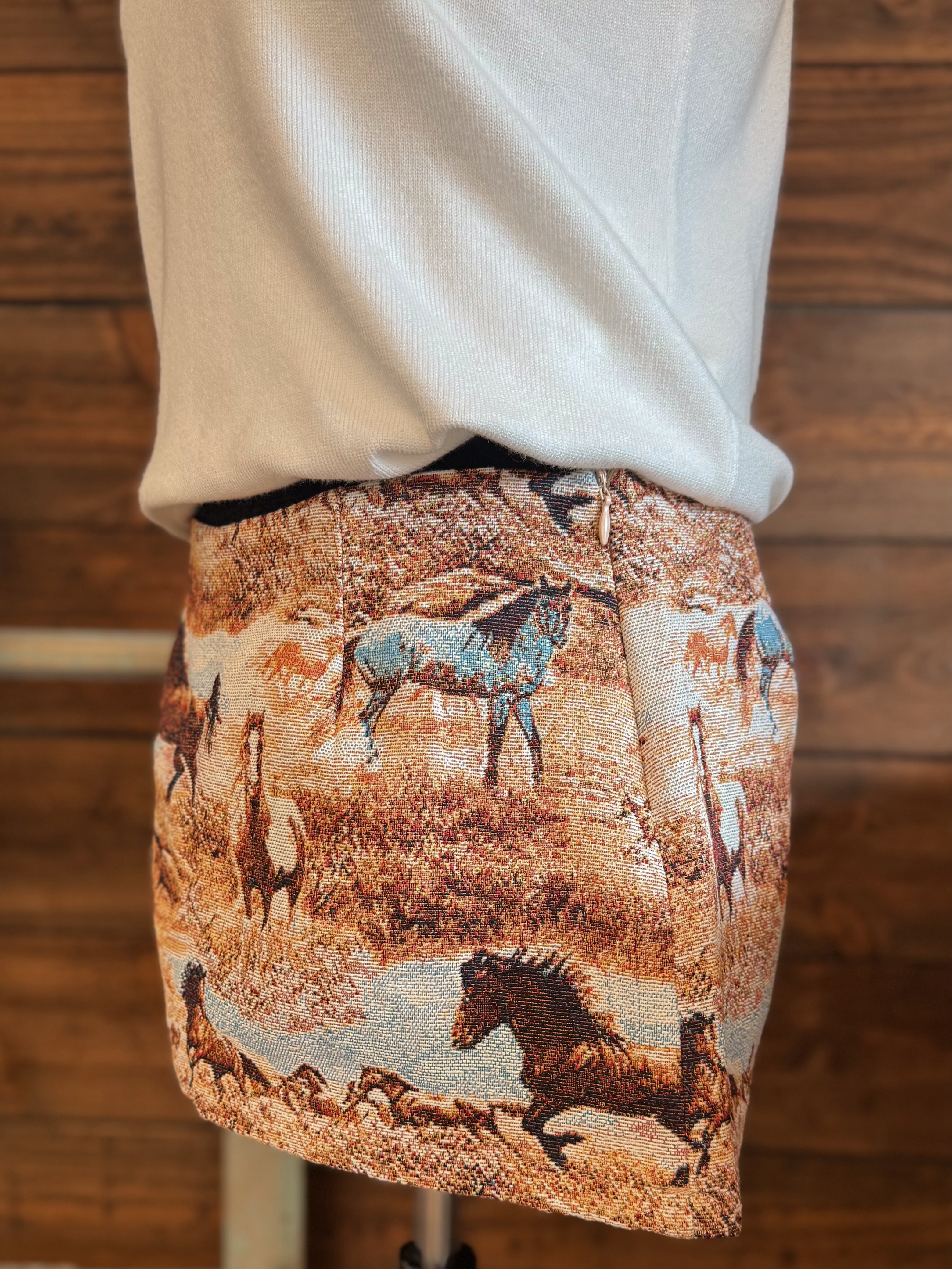 The Vintage Cowgirl Mini Skirt