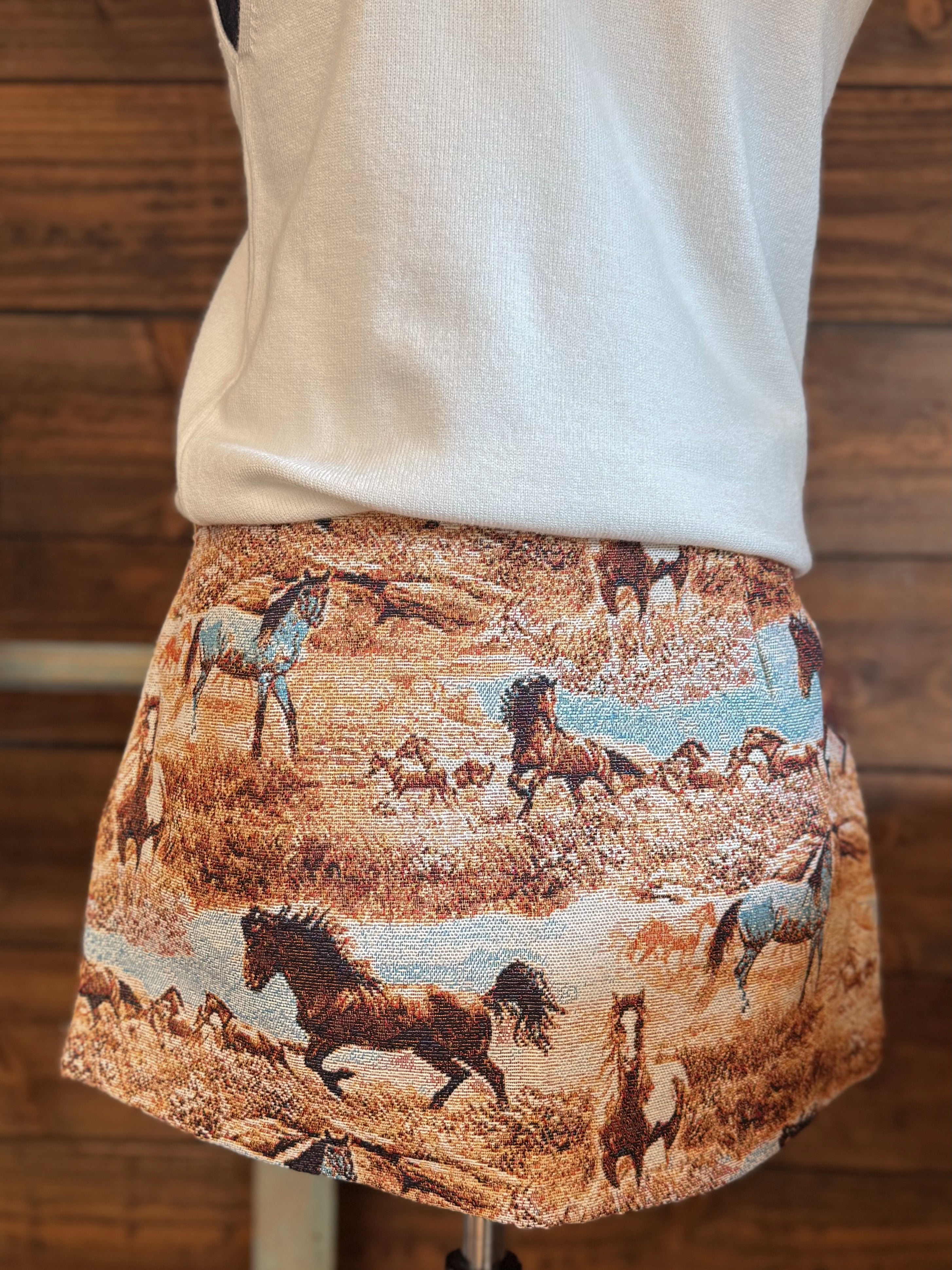 The Vintage Cowgirl Mini Skirt