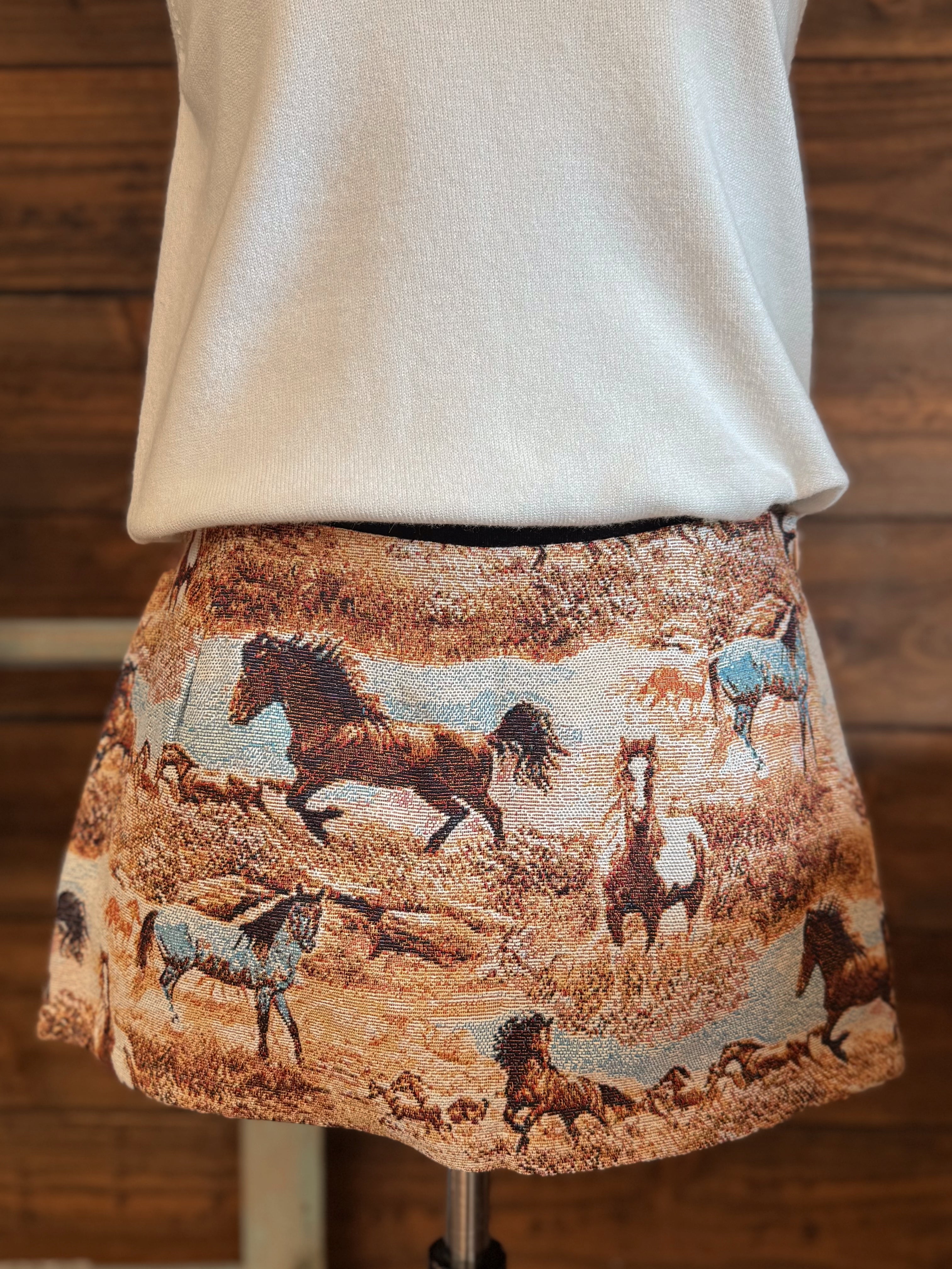 The Vintage Cowgirl Mini Skirt