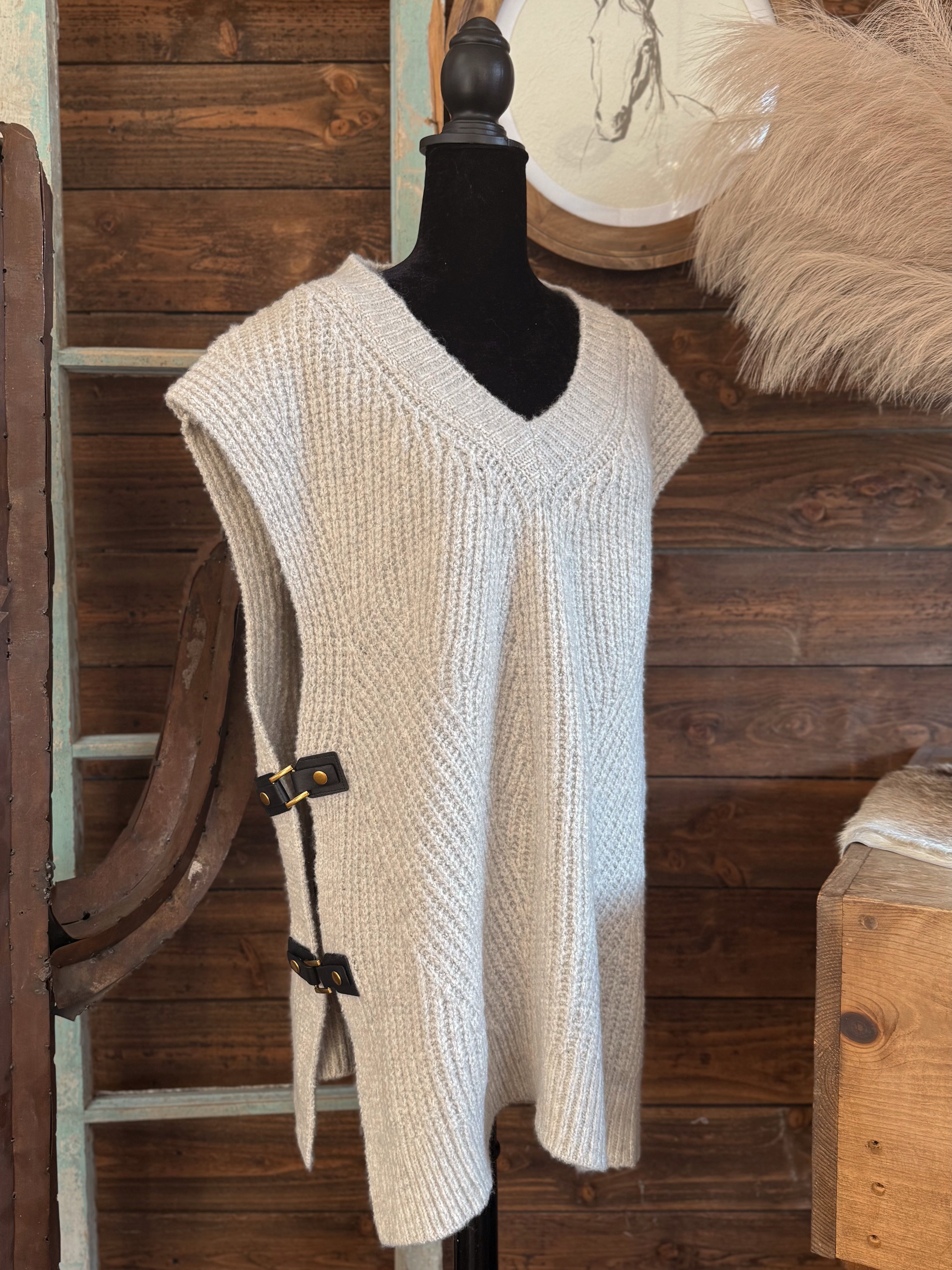 The Jade Buckle Sweater