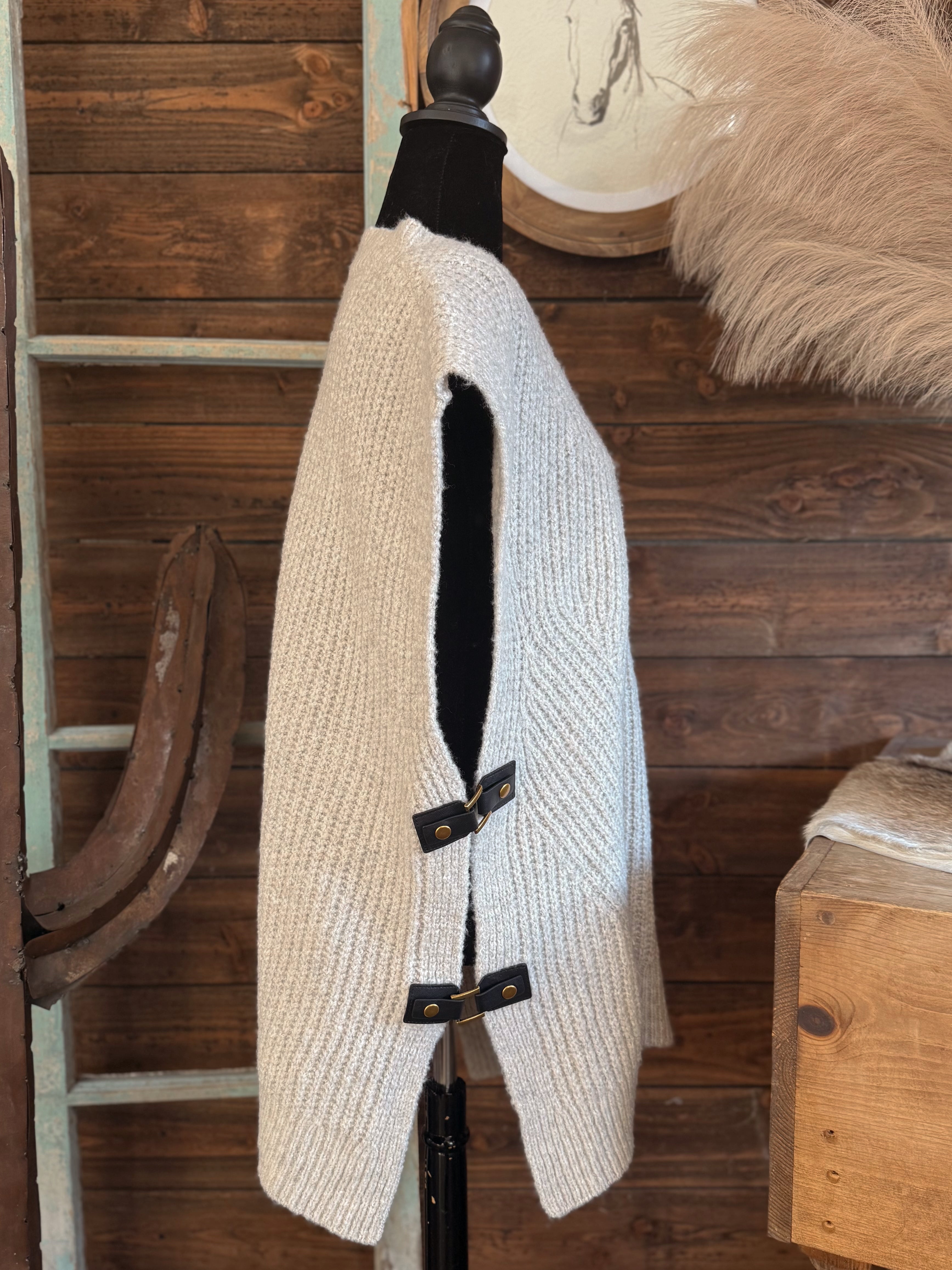 The Jade Buckle Sweater