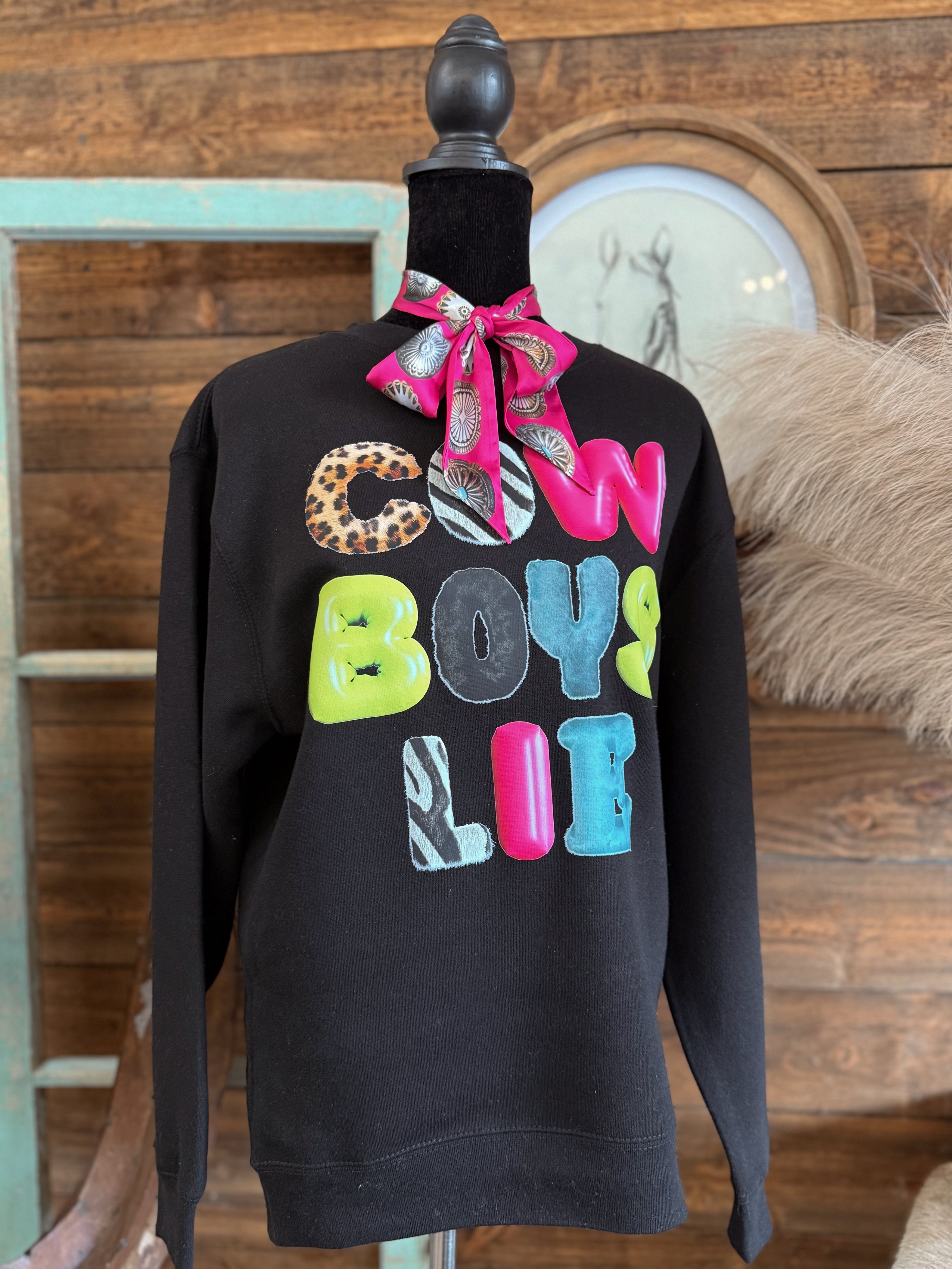 The Cowboys Lie Graphic Sweatshirt