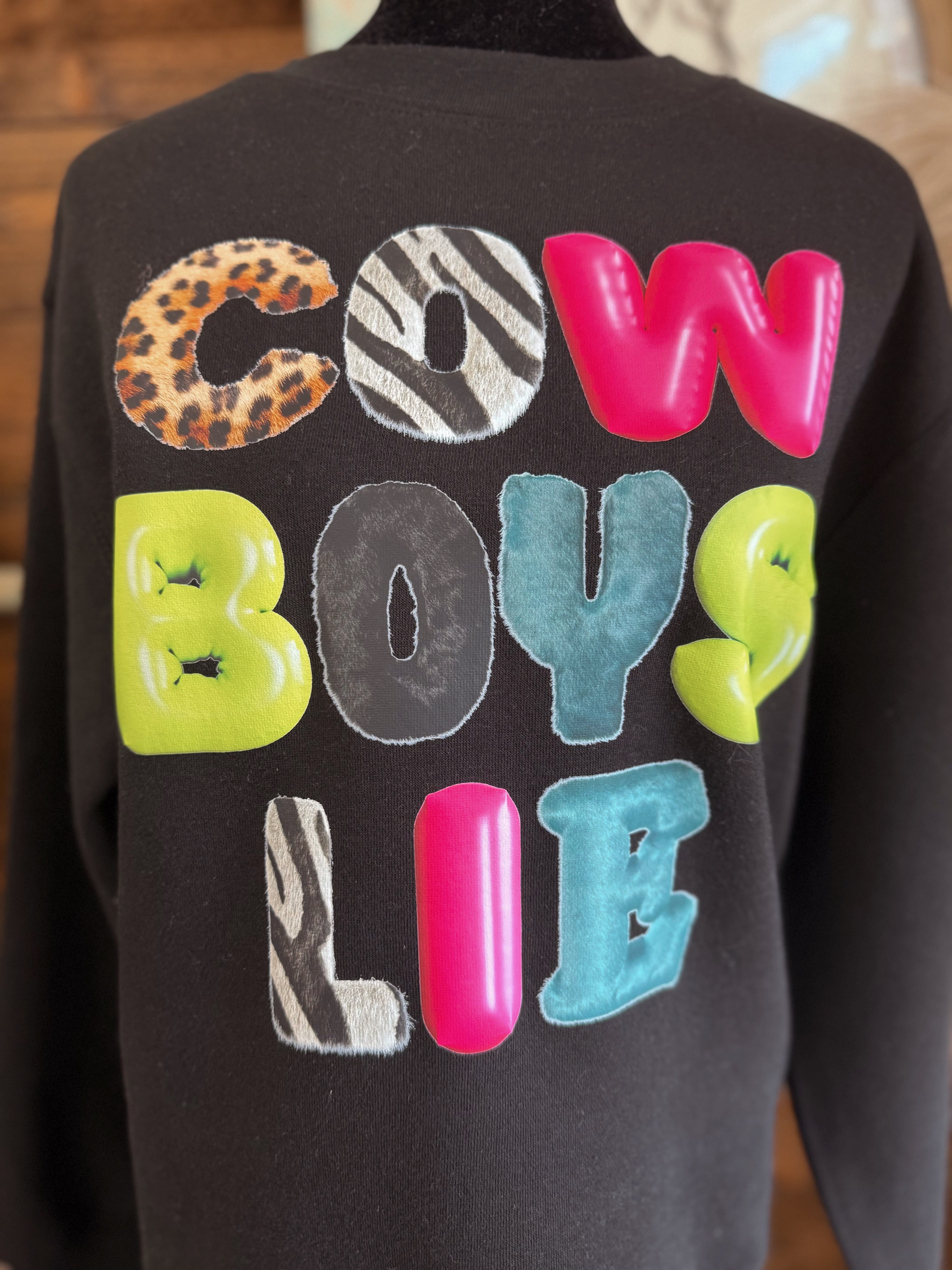 The Cowboys Lie Graphic Sweatshirt