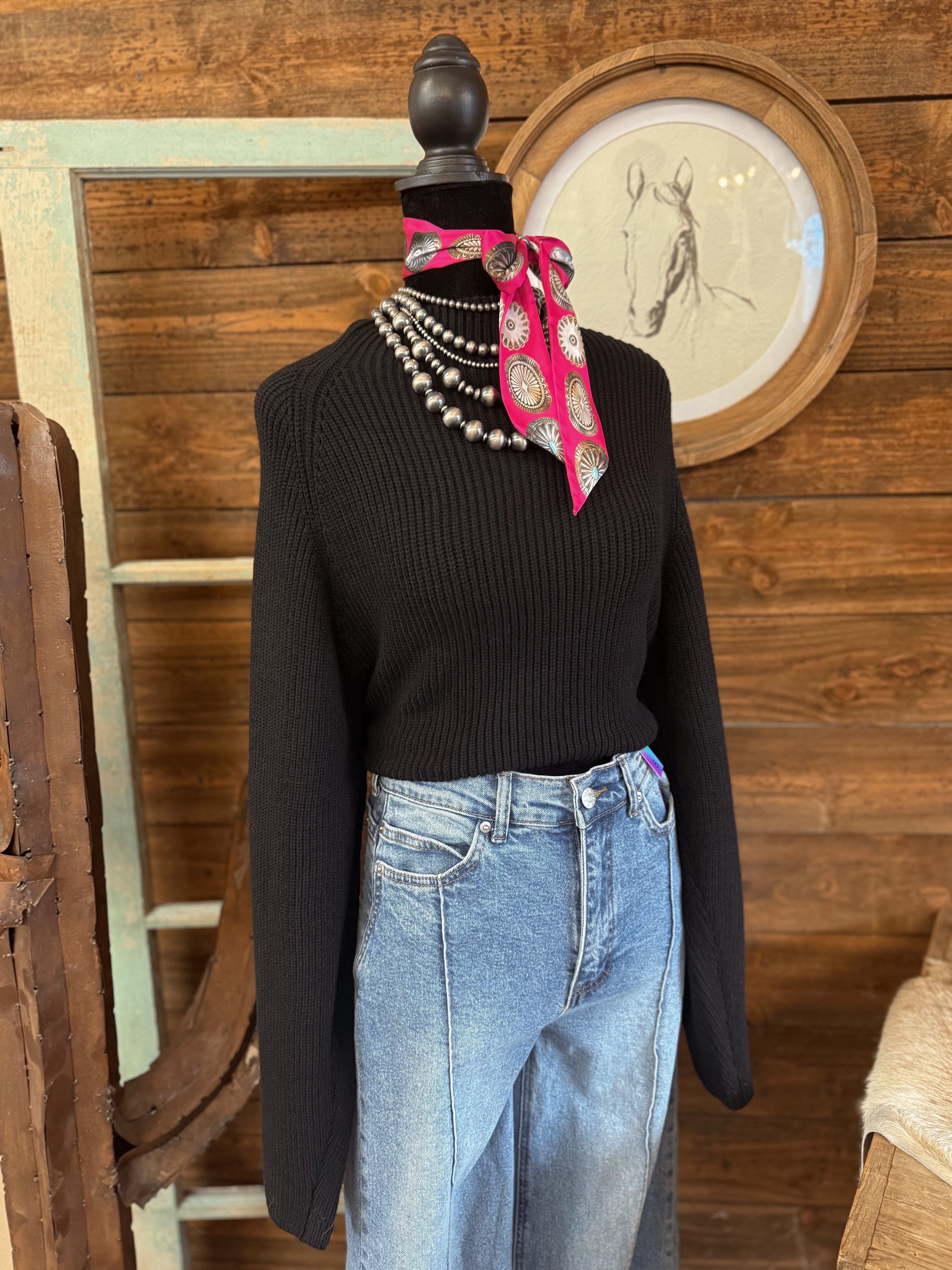 The Molly Open Back Sweater