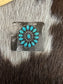 The Bury Me in Turquoise Hat Pin