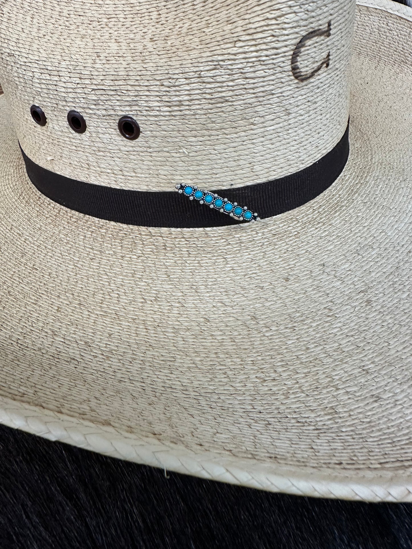 The Color Me Turquoise Hat Pin