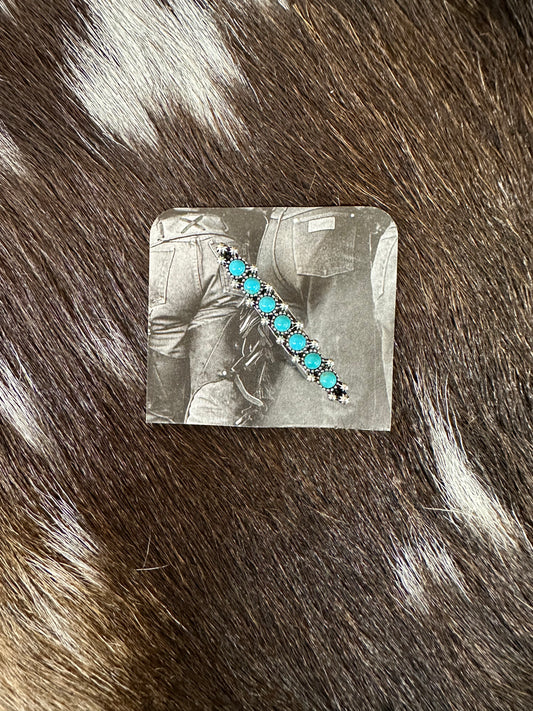 The Color Me Turquoise Hat Pin