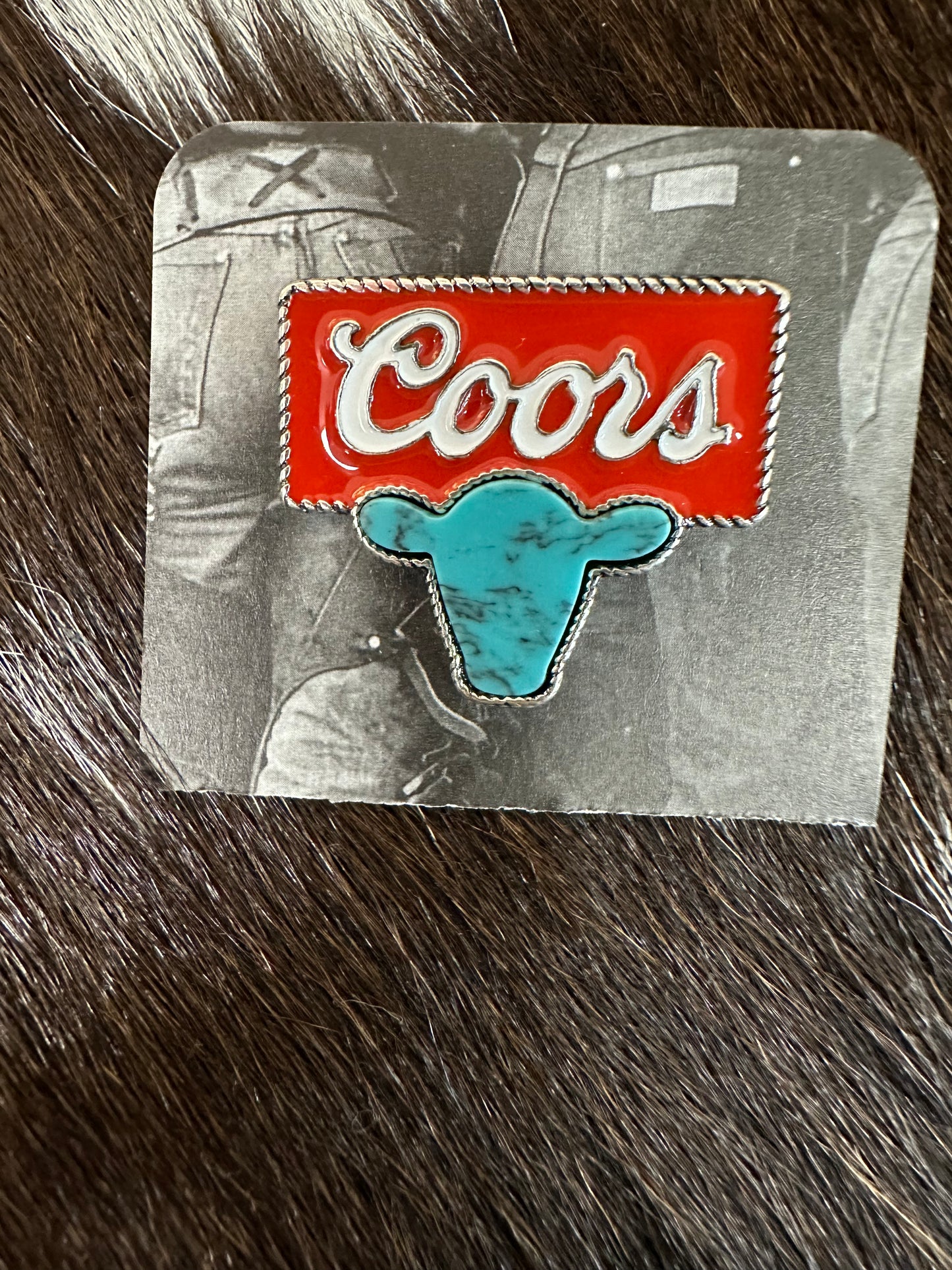 The Coors Hat Pin