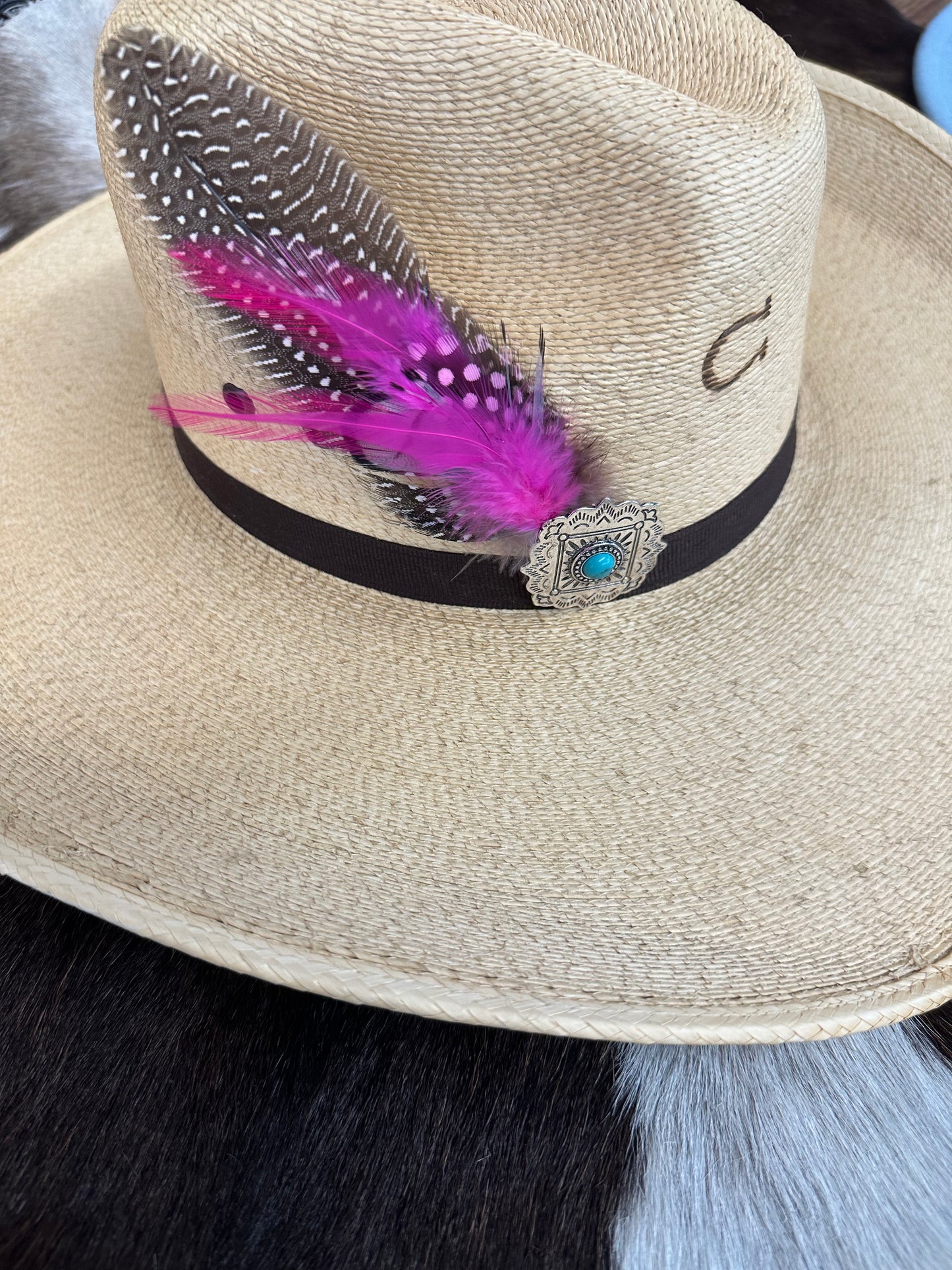 The Viva Las Vegas Feather Hat Pin