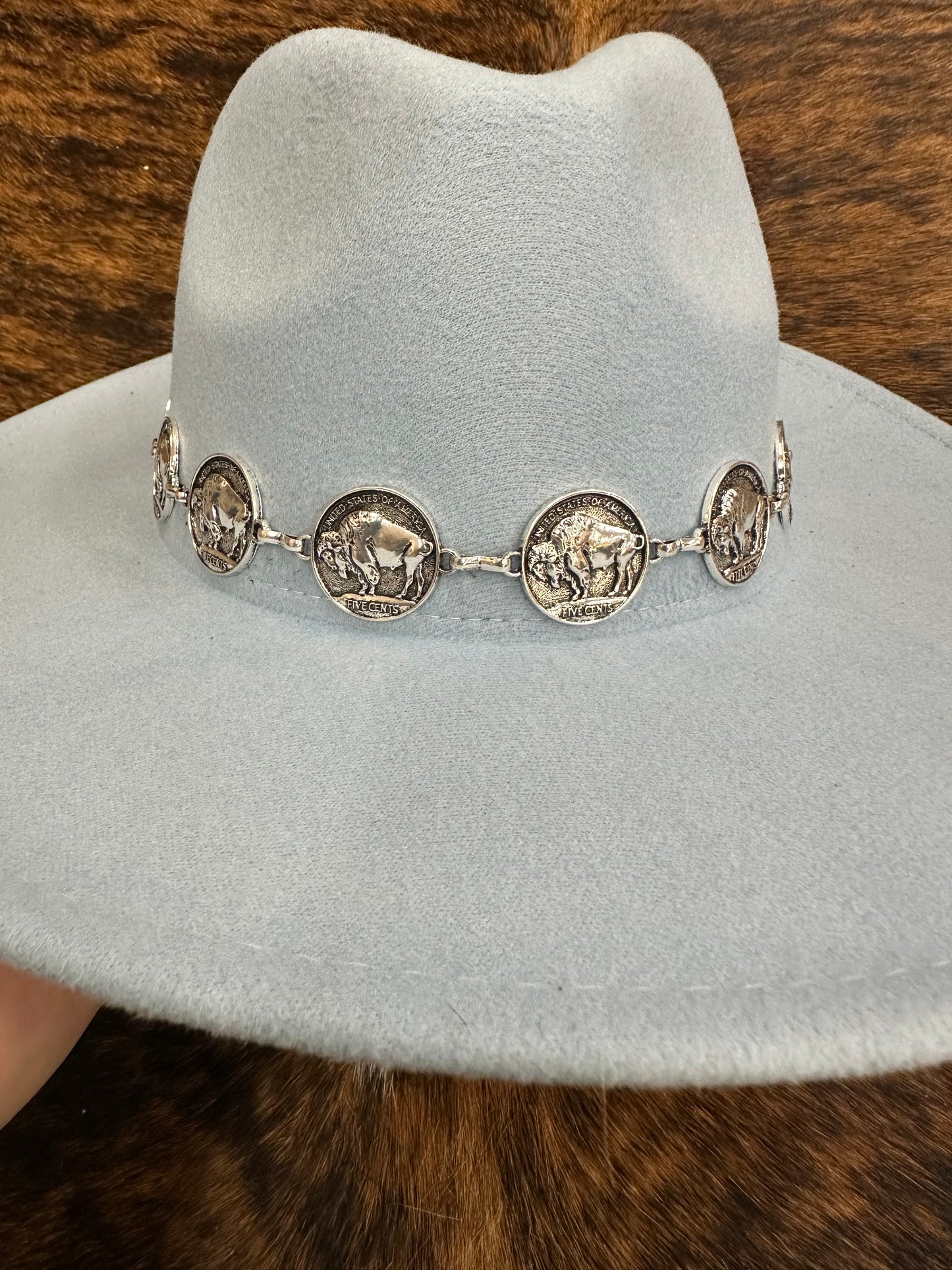 The Buffalo Bill Silver Hat Band