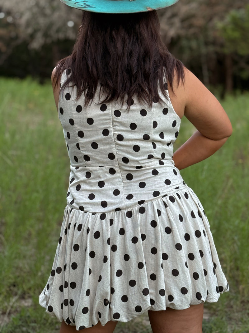 The Breann Bubble Drop Waist Dress