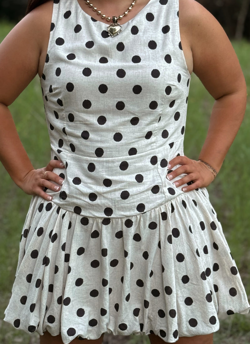 The Breann Bubble Drop Waist Dress
