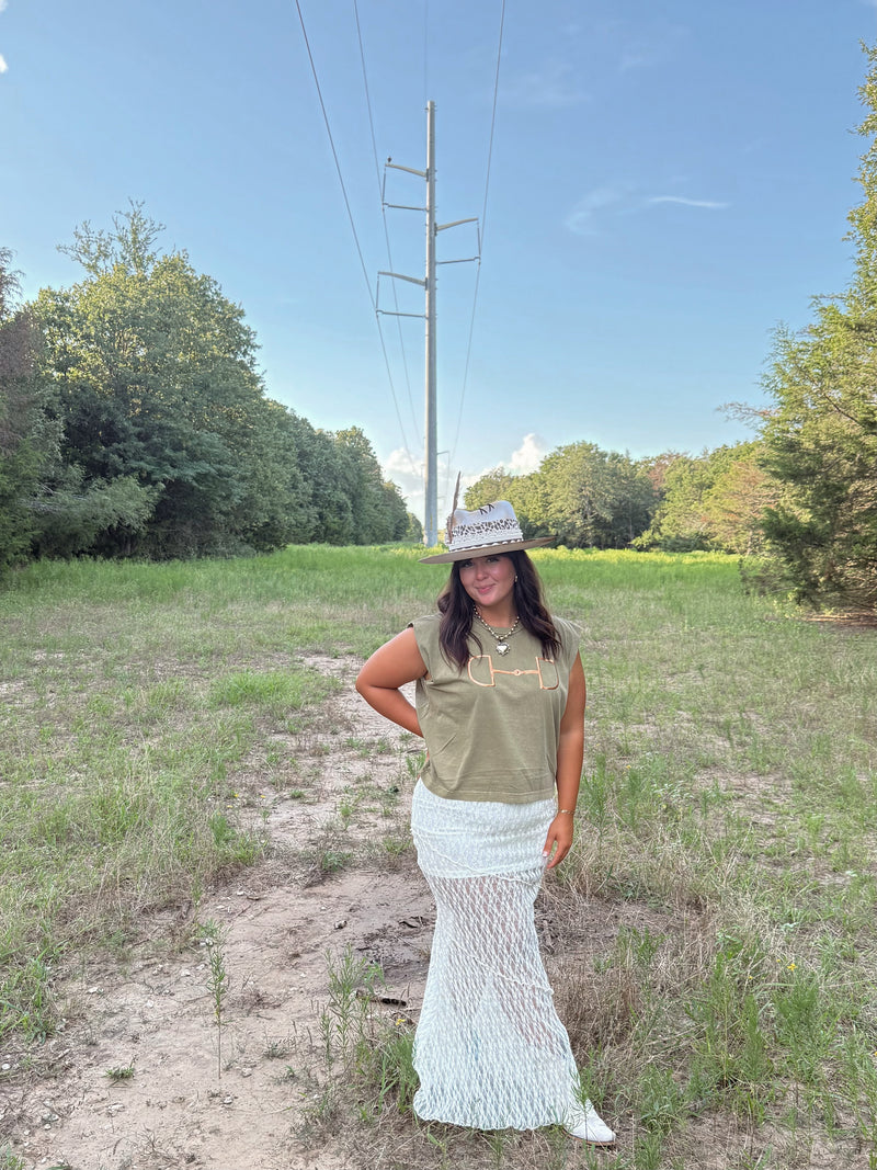 The Nellie Lace Maxi Skirt