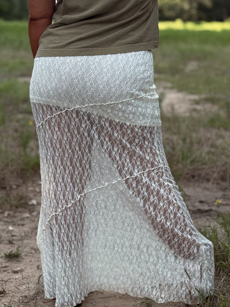 The Nellie Lace Maxi Skirt