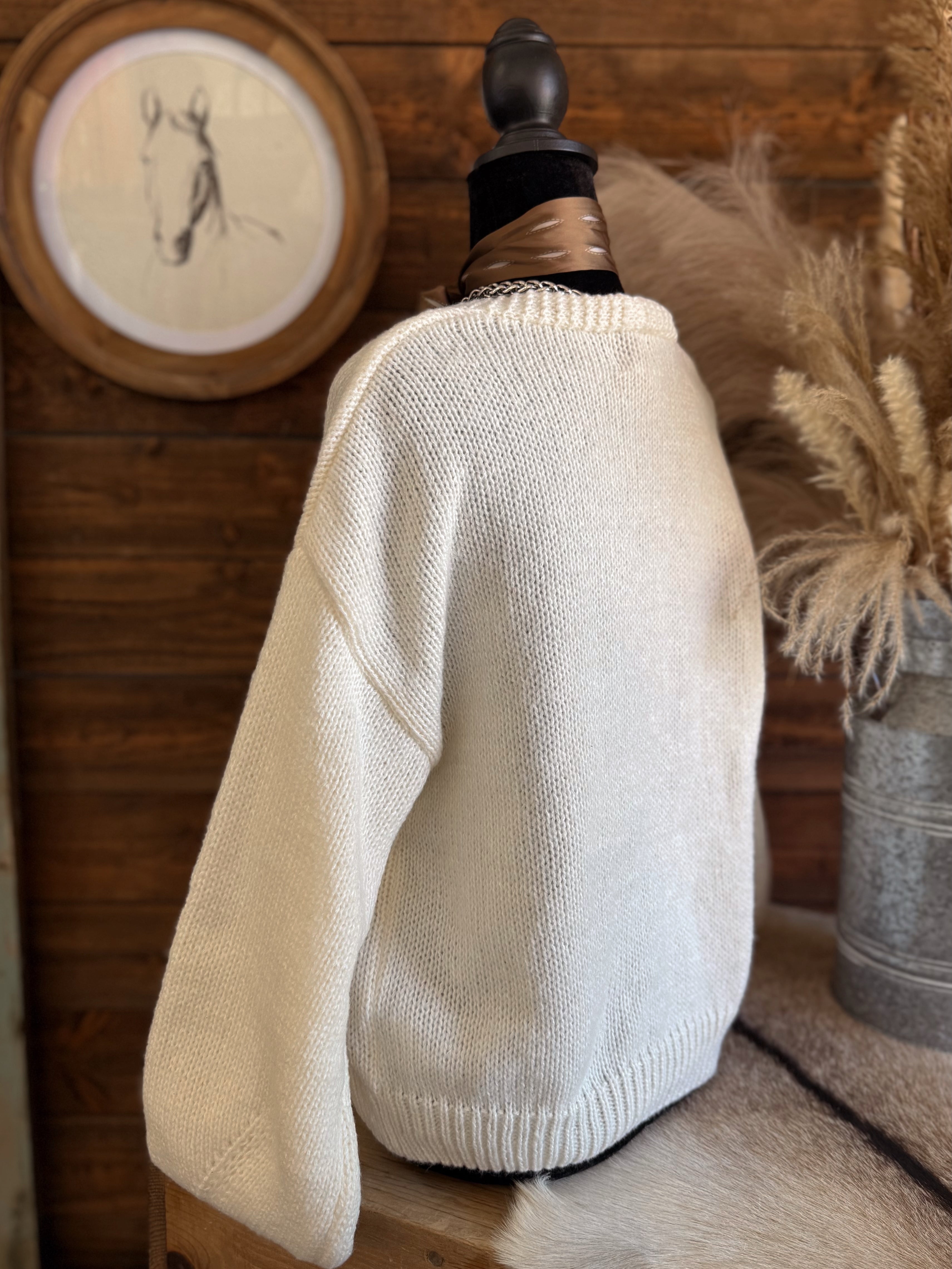 The Roping Cowboy Cardigan