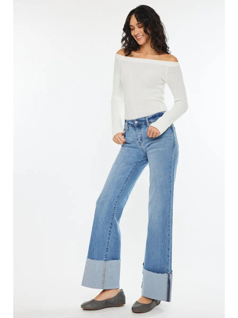 The Western Flare Cuff Jeans