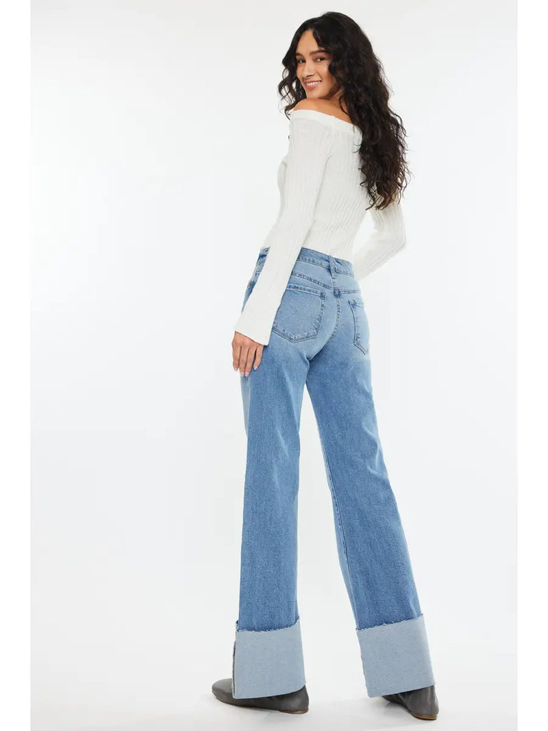 The Western Flare Cuff Jeans