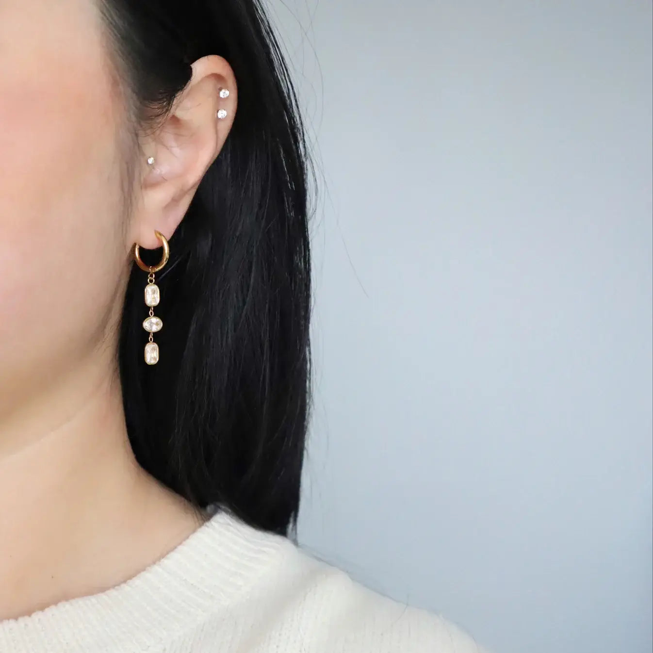 The Nara Dangle Hoops