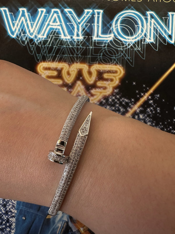 The Nail Bangle Bracelet (2 Finishes)