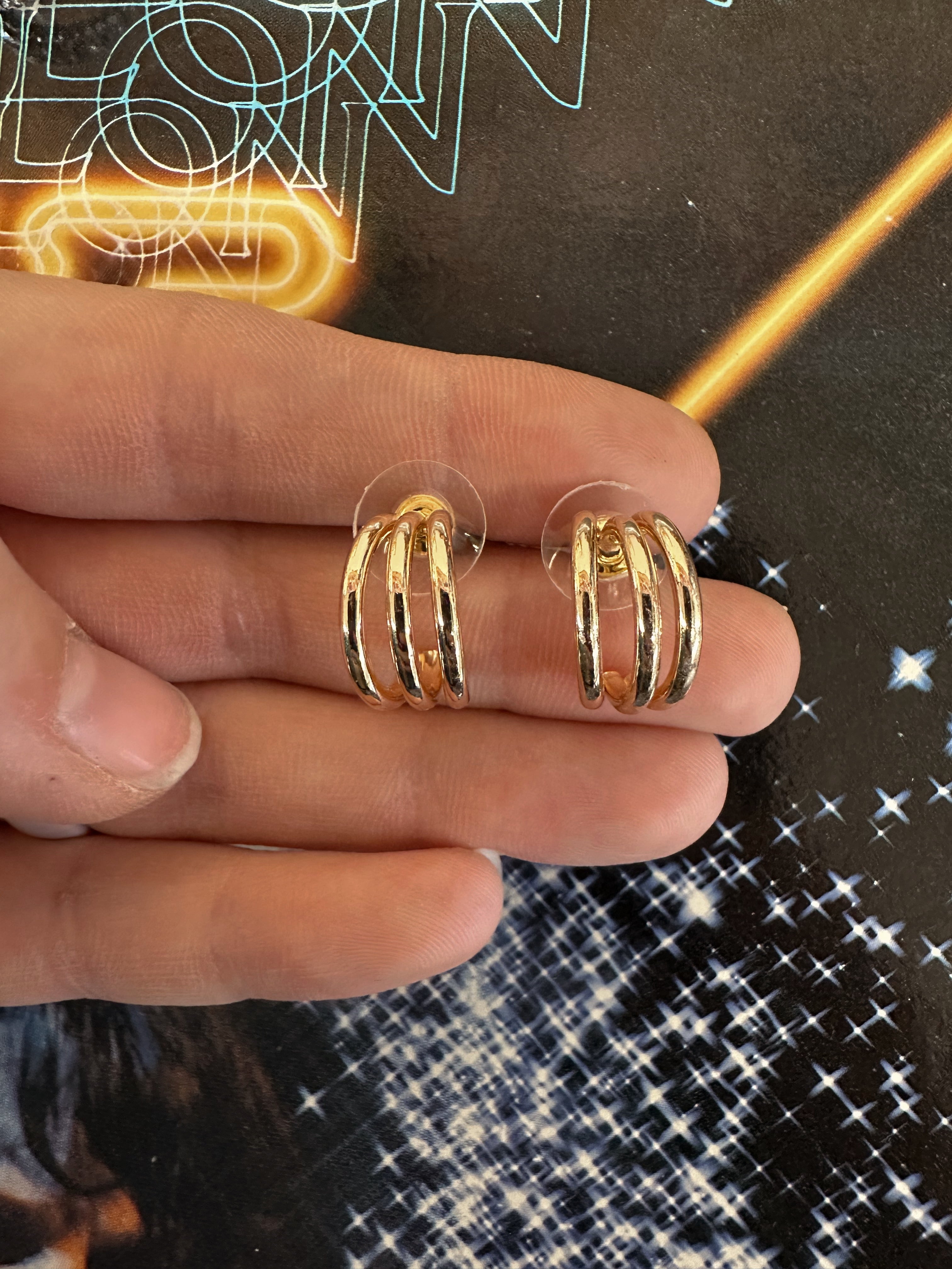 The Trinity Huggie Earrings (2 Finishes)