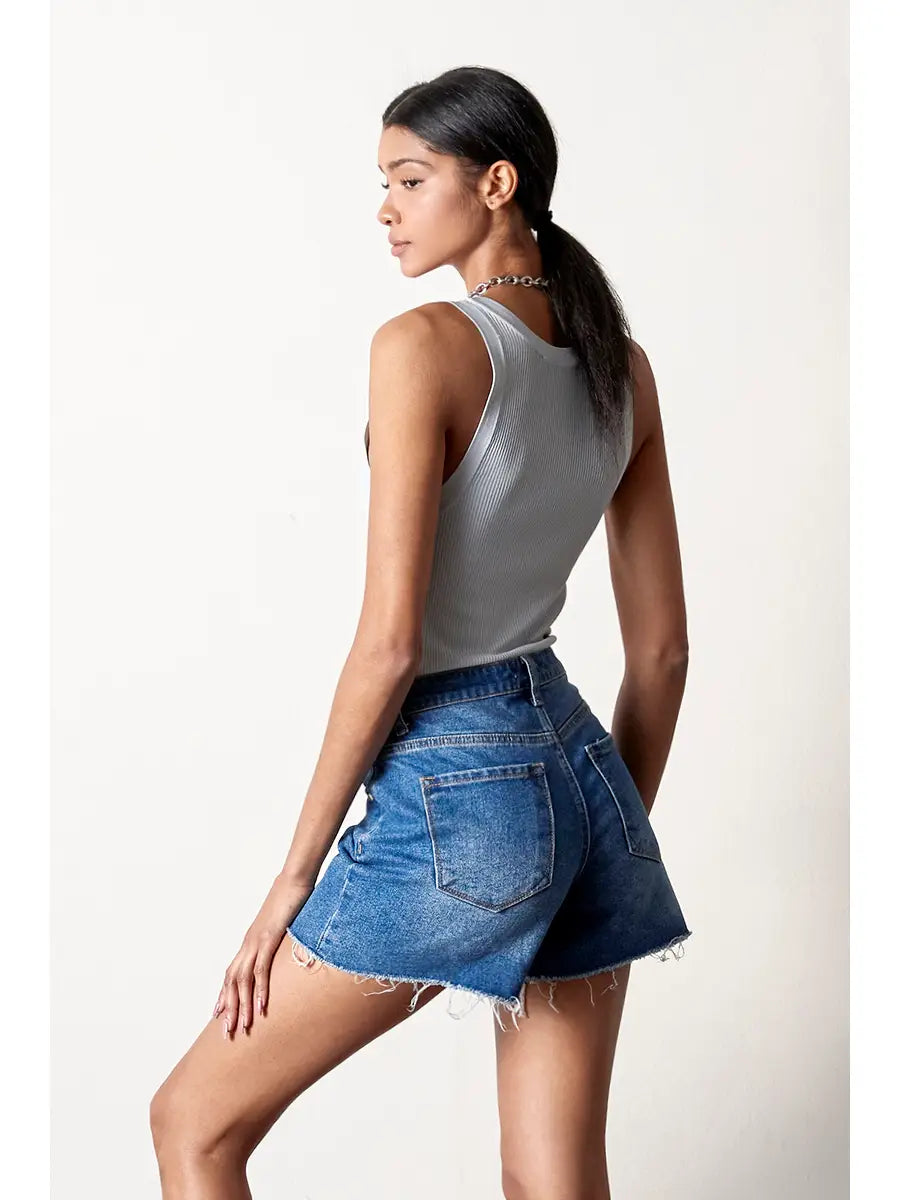 The Willa High Rise Midi Shorts