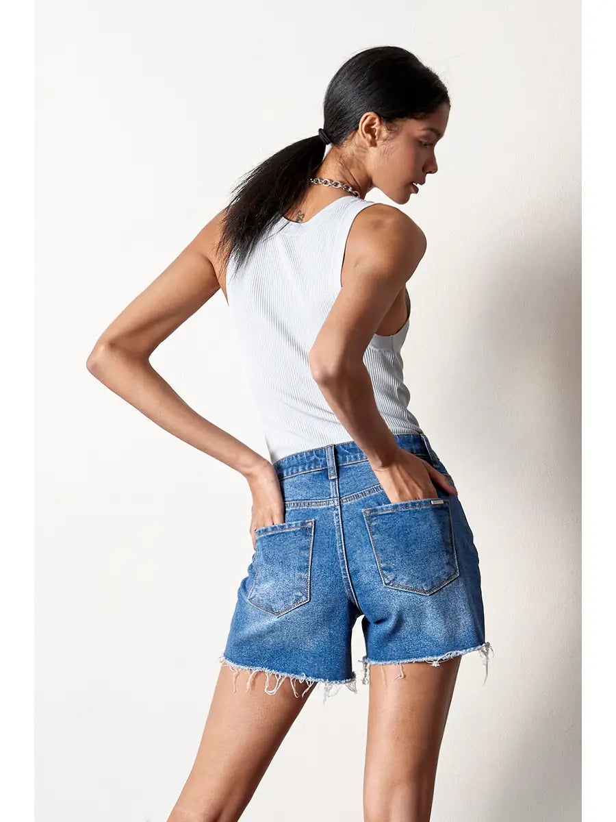 The Willa High Rise Midi Shorts