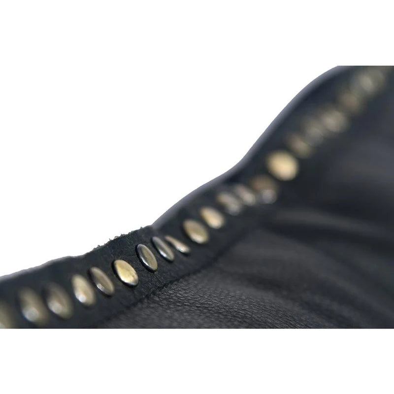 The Midnight Eurosoft Genuine Leather Pillow