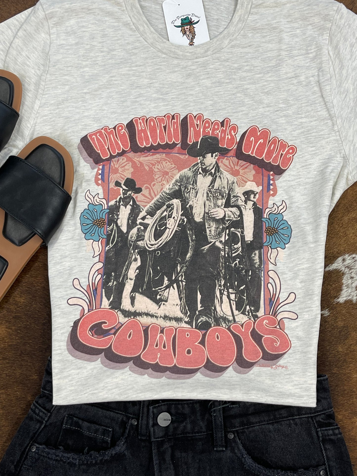 The World Needs More Cowboys Graphic Tee