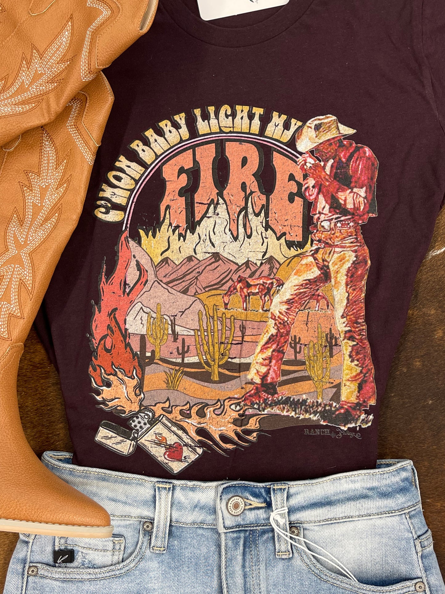 The Baby Light My Fire Graphic Tee