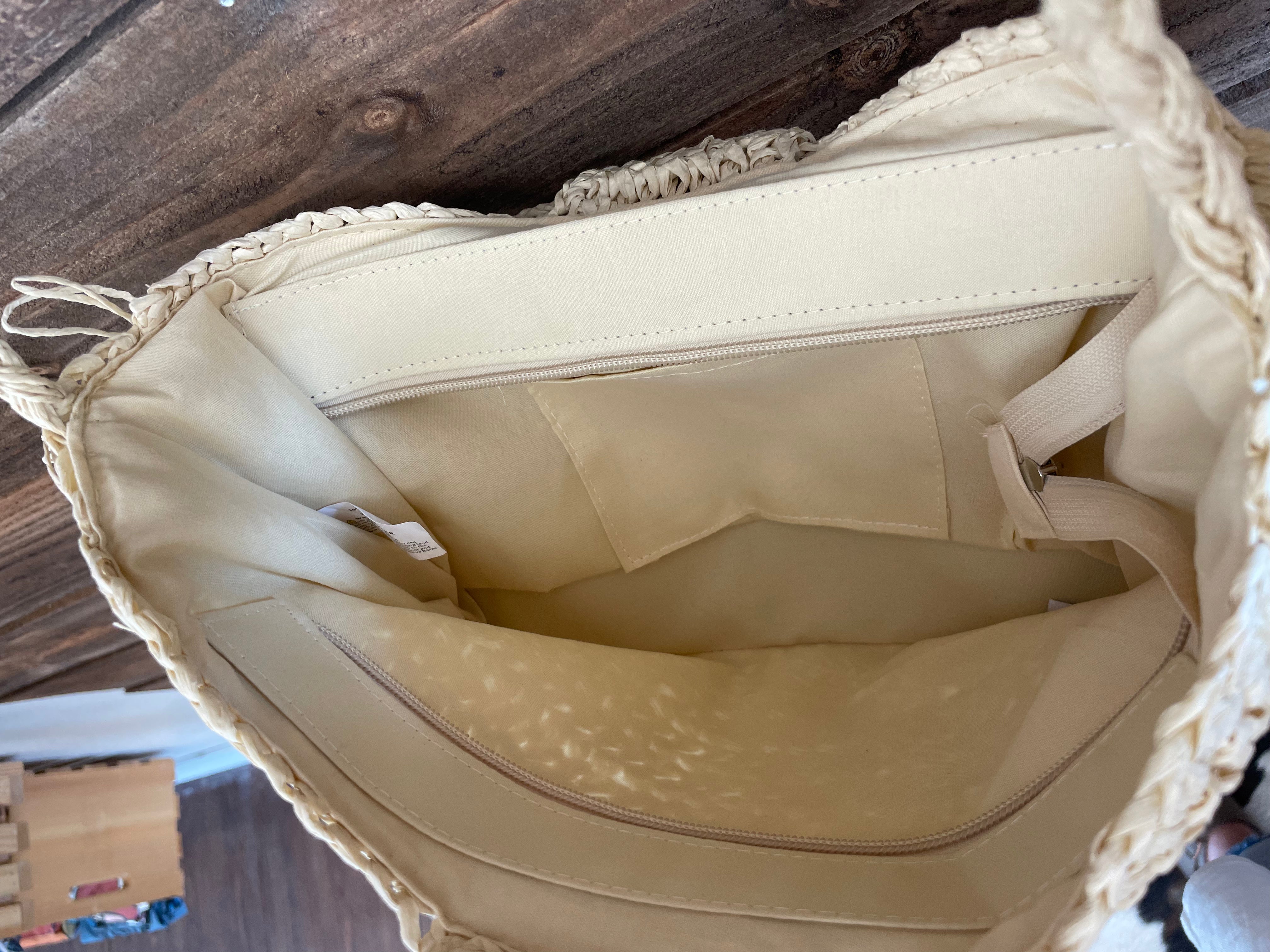 The Lucy Straw Fringe Bag