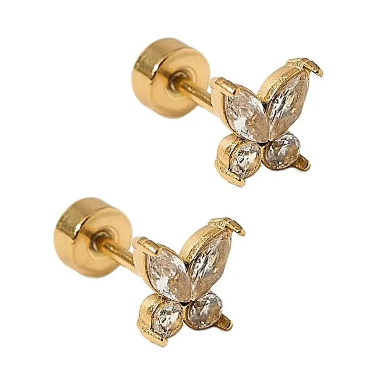 The Screwback Stud Earrings - 3 Styles