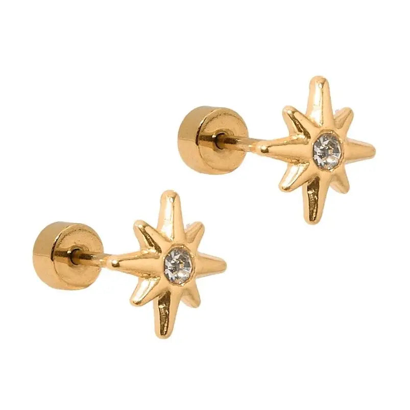 The Screwback Stud Earrings - 3 Styles