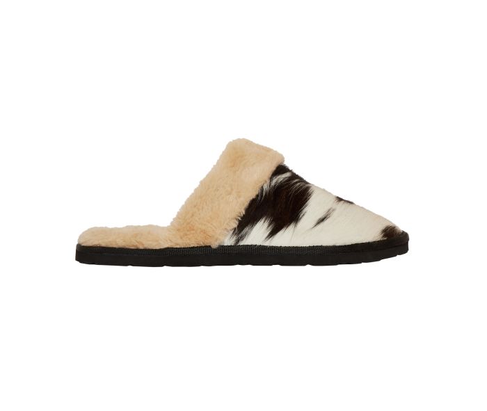 The Cowhide Leather Slipper