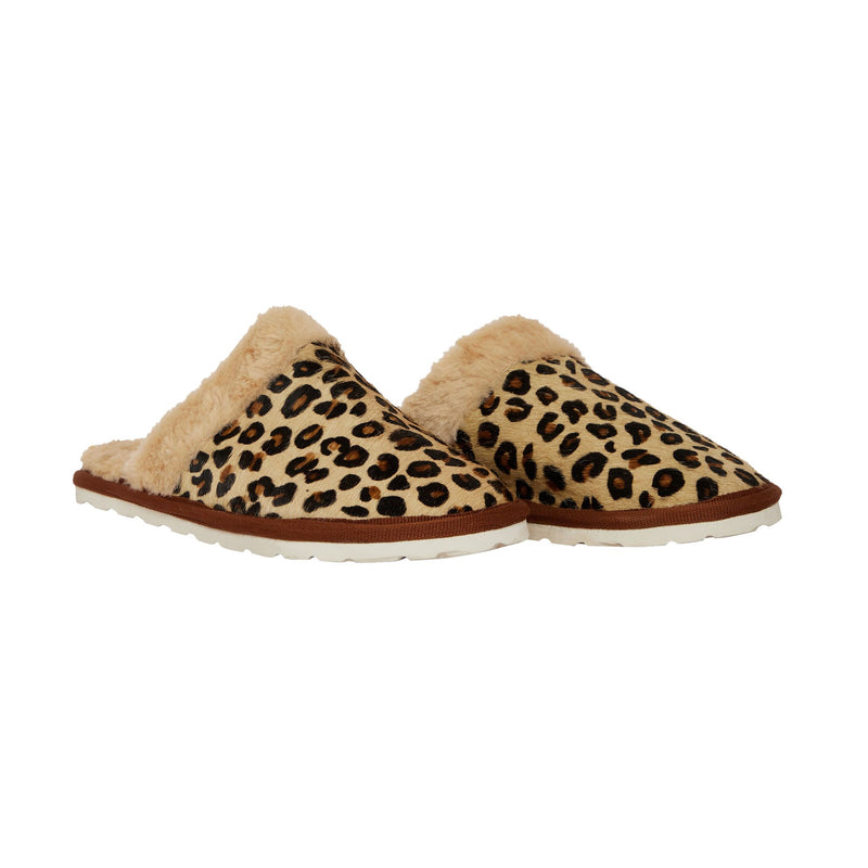 The Leopard Hairon Slippers