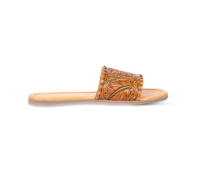 The Ellie Hand-Tooled Sandals