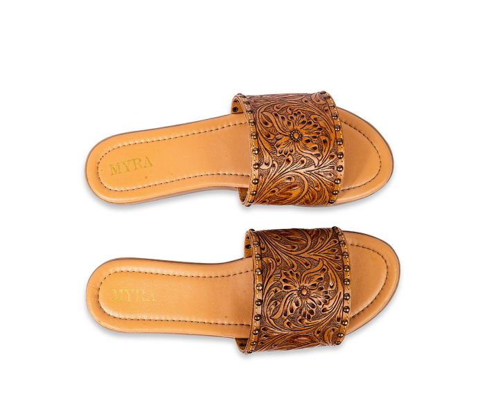 The Ellie Hand-Tooled Sandals