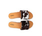 The Lettie Ridge In Dark Hide Sandals