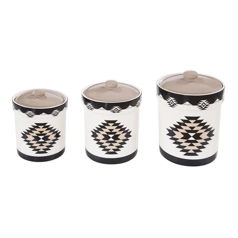 The 3 Piece Chalet Canister Set