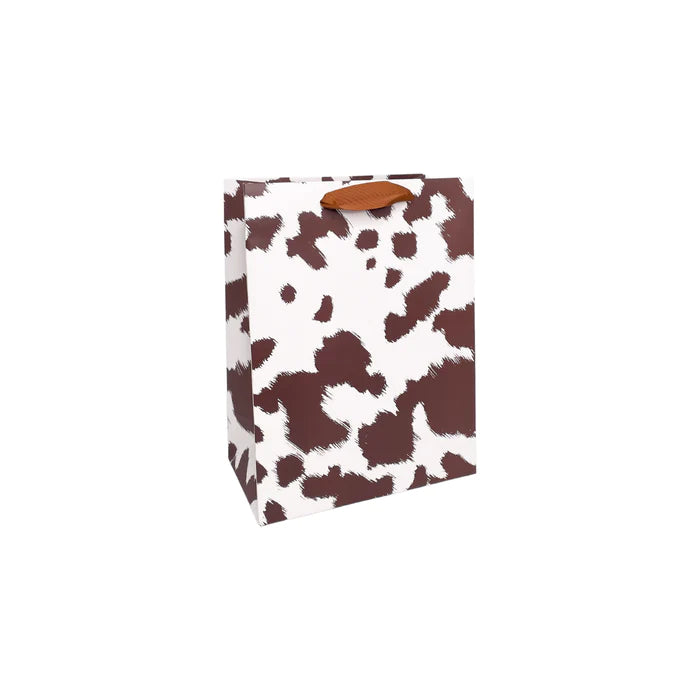 The Brown Cowhide Medium Gift Bag
