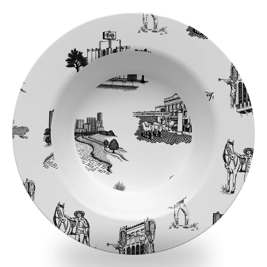 The Fort Worth Toile Dinnerware 3 Piece (sold separately)