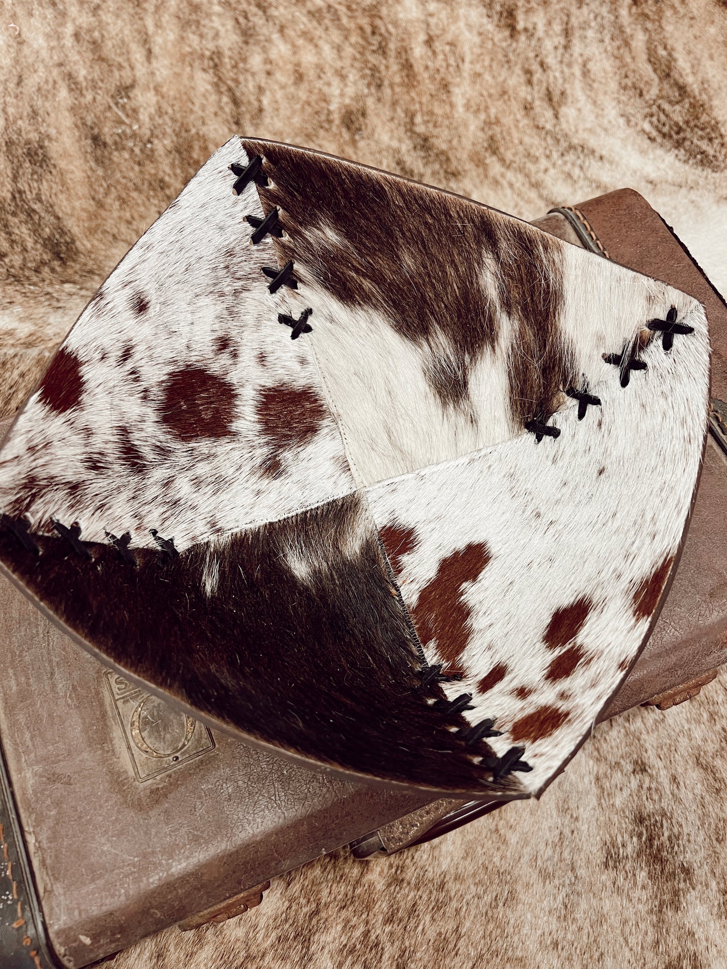 The Cowhide Table Decor