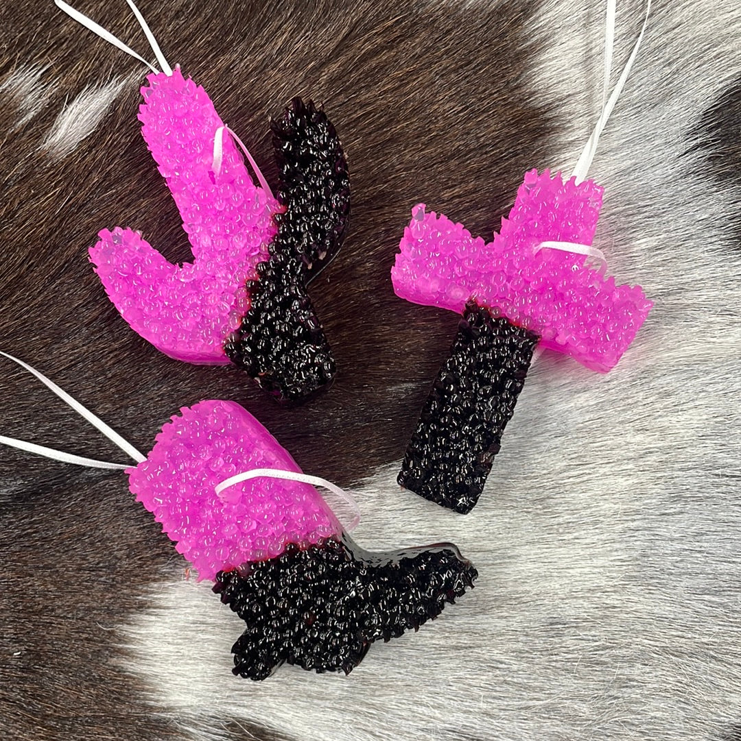 The Pink Spurs Car Freshie