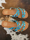 The Turquoise Sandal