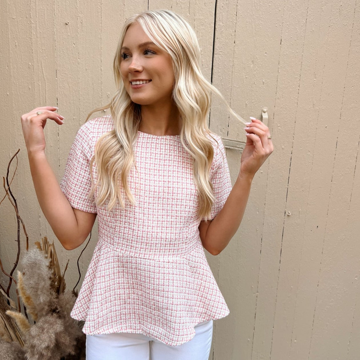 The Claire Peplum Blouse