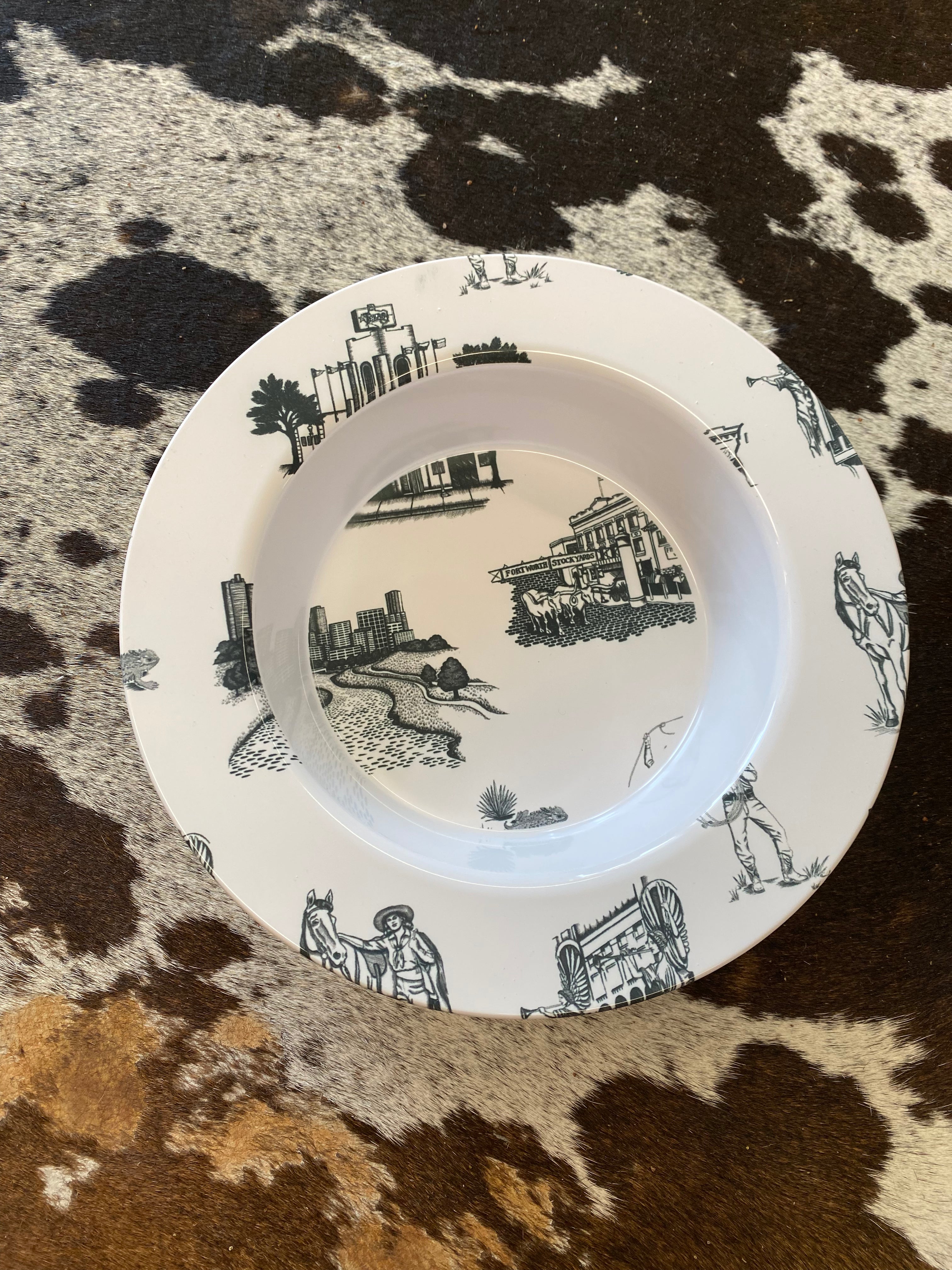The Fort Worth Toile Dinnerware 3 Piece (sold separately)